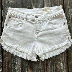 Pistola White Denim Shorts - size 27